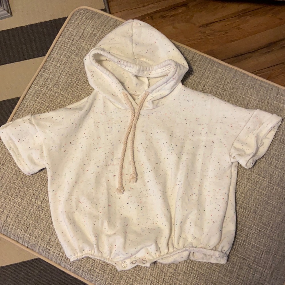 Confetti hooded one piece